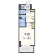 エスリード難波セントラルの間取り画像
