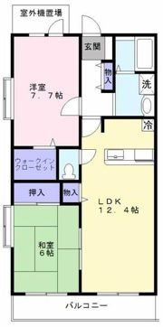 ヴァンテアンの間取り画像