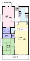 ヴァンテアンの間取り画像