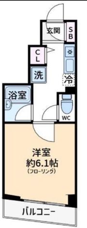 メインステージ本駒込駅前の間取り画像