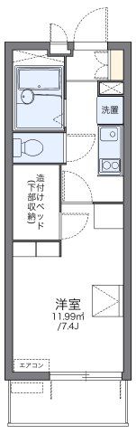 レオパレスエスタⅣの間取り画像