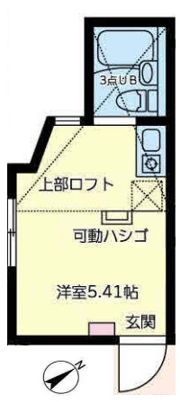 ユナイト和田町スウィーツアンサンブルの間取り画像