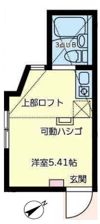 ユナイト和田町スウィーツアンサンブルの間取り画像