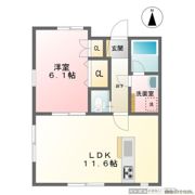 ハイクラストWESTの間取り画像