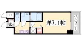 アドバンス三宮シュロスの間取り画像