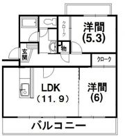 アルテール飯田の間取り画像
