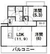 アルテール飯田の間取り画像