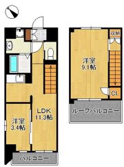G-Apartment開の間取り画像