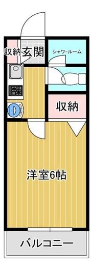 セントラルマンション武蔵野の間取り画像