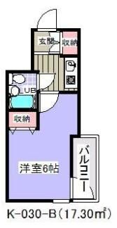フェースタワー2（K－030）の間取り画像