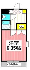 桜ビル新大江の間取り画像