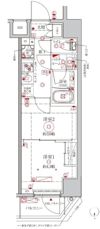 クレイシアIDZ王子フォレストヒルズの間取り画像