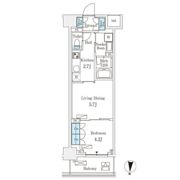 フロンティアレジデンス錦糸公園の間取り画像