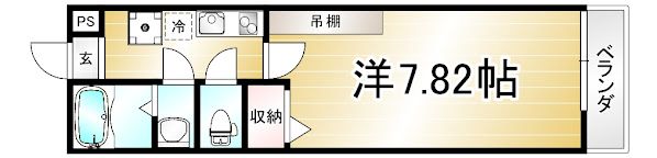 Gladvis京都室町の間取り画像