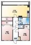 パークリージェント堀川の間取り画像
