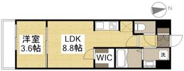 月光 旭川リバーサイドウエストの間取り画像