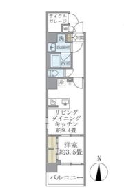 D’s VARIE三ノ輪レジデンスの間取り画像