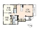 Trois soeurs 宮内 Bの間取り画像