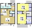 ブライティ高林Ⅱの間取り画像