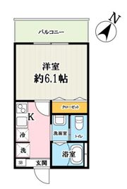 キャメル中浦和西堀の間取り画像