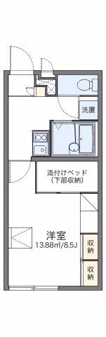 レオパレスみらいの間取り画像