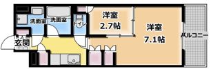 ウエリスアーバン守口の間取り画像