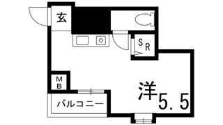 ライオンズマンション神戸の間取り画像