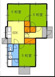 古川平屋の間取り画像