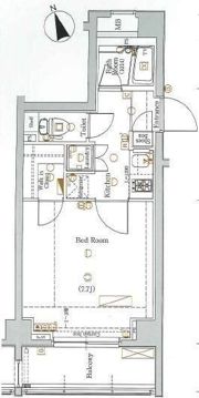 AXAS XEBEC板橋EASTの間取り画像