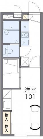 レオパレス水辺の里の間取り画像