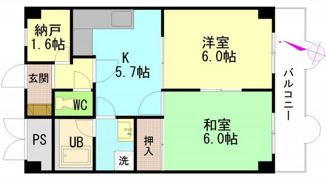 セントラルリバー祇園の間取り画像