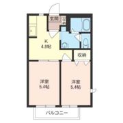 カーサ心苑の間取り画像