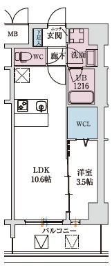 スプランディッドⅨの間取り画像