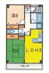 ペンコート芦屋の間取り画像