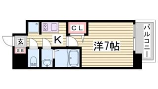 プレサンス三宮東フィールの間取り画像