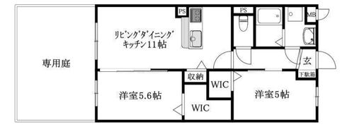 ゴールドマイン松末の間取り画像