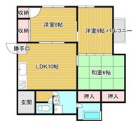 久保田貸家の間取り画像