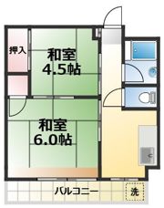 井草関口マンションの間取り画像
