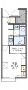 レオパレスグレイシャスの間取り画像