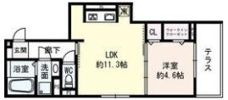 ラヴィベル本堅田の間取り画像