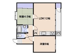 鈴が台団地分譲住宅G棟の間取り画像