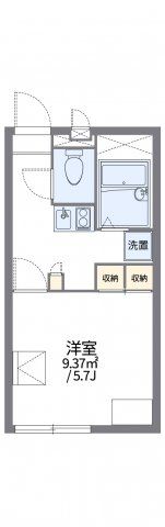 レオパレスグリーンコートの間取り画像