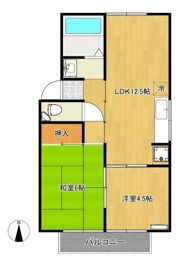 メゾン大井Bの間取り画像