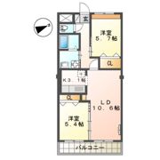 ボヌール新宮の間取り画像