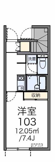 レオパレスパサージュⅠの間取り画像