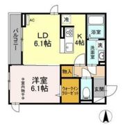 D-ROOM中倉の間取り画像