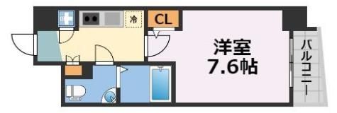 ラシュレエグゼ本町の間取り画像