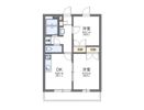 レオパレスKOBATAの間取り画像