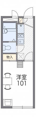 レオパレスNORTHⅤの間取り画像