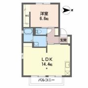 ディアコートの間取り画像